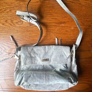 Aimee Kestenberg Metalic Leather Shoulder Bag